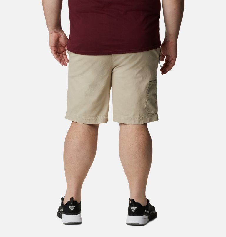 Men's Columbia Flex ROC Shorts Khaki | Plus Size CA-UC146